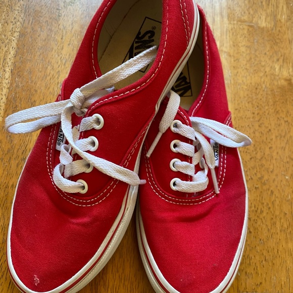 Vans led cavas lace up sneakers so cute kids sz 3 - Picture 4 of 13